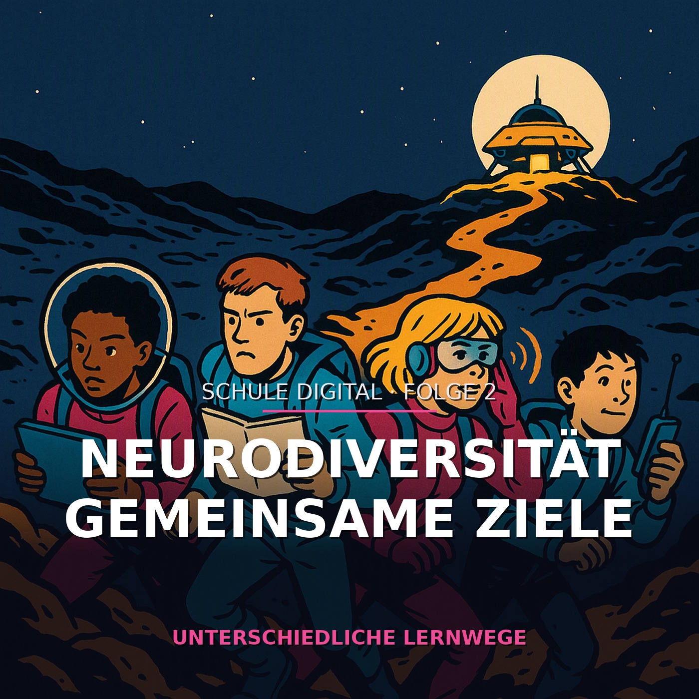 Science-Fiction-Comiccover: Neurodiversität und Leistung